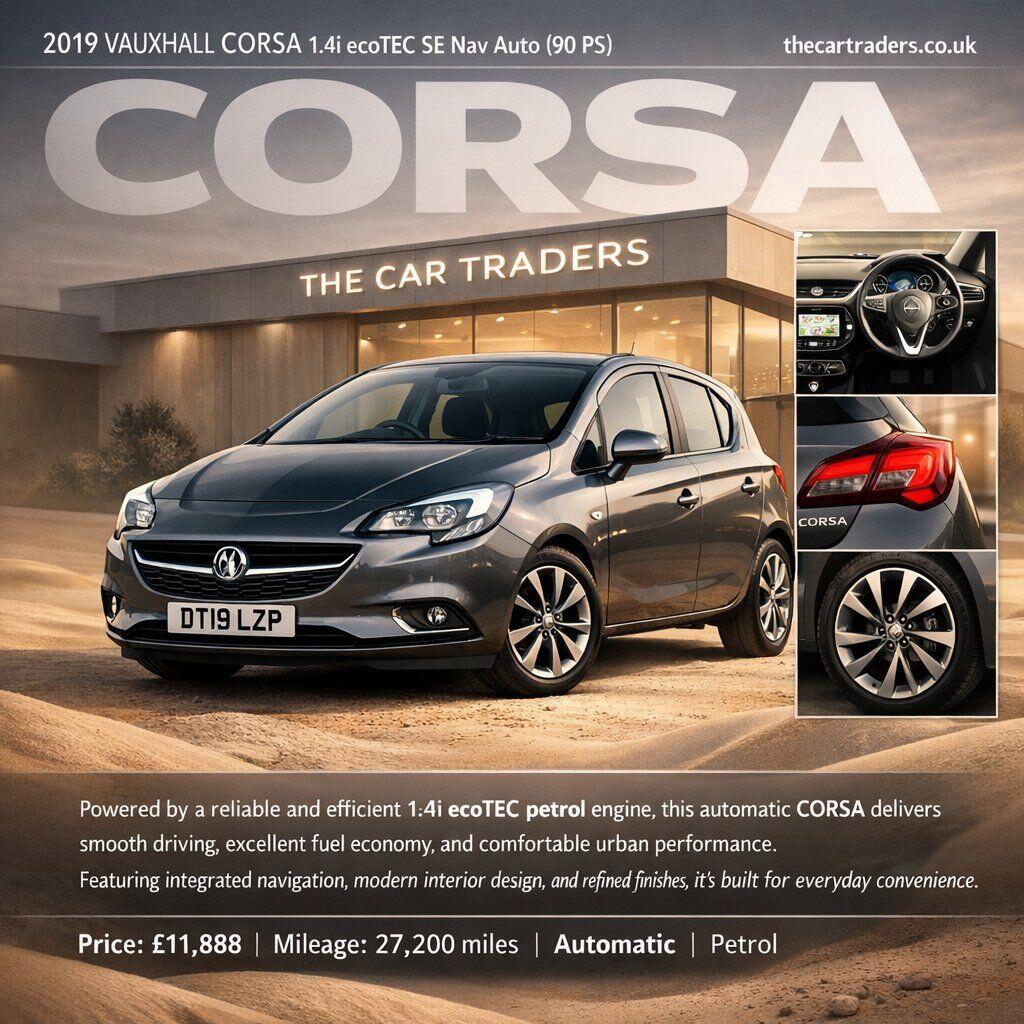 1.4i ecoTEC SE Nav Hatchback 5dr Petrol Auto Euro 6 (90 ps)